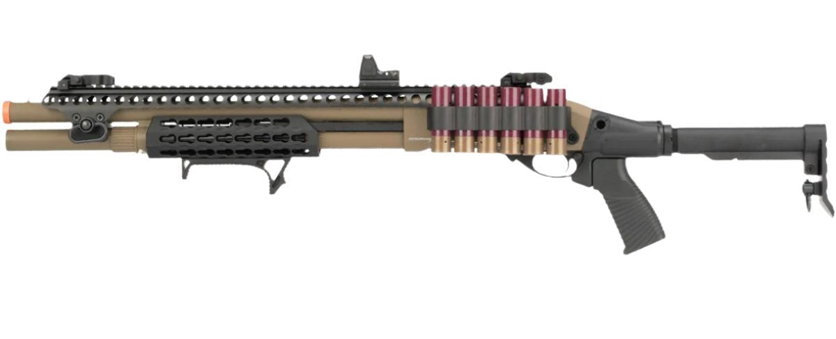 3-6 BURST FIRING MULTI-SHOT GAS SHOTGUN w/KEYMOD HANDGUARD – Tact Gearz ...