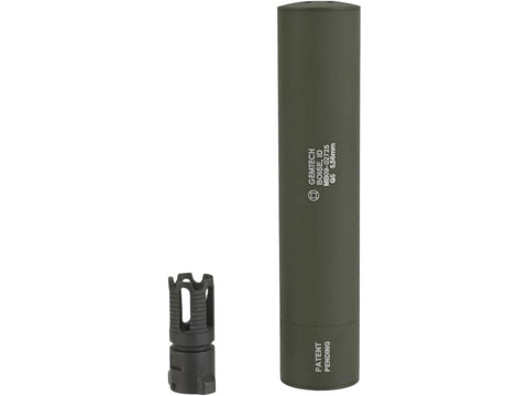 GEMTECH QD AIRSOFT MOCK SUPPRESSOR WITH FLASHHIDER