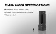 PREDATOR MKII / MKIII FLASH HIDER