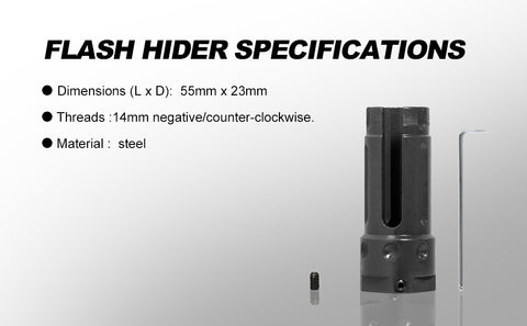 PREDATOR MKII / MKIII FLASH HIDER
