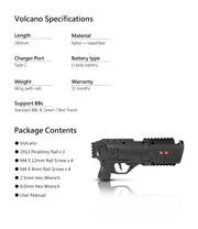 "VOLCANO" LAUNCHER w/ BUILT-IN TRACER UNIT