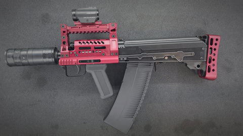 73°W CUSTOM - BURGUNDY GROZA SAIGA 12 SBS