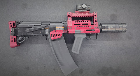 73°W CUSTOM - BURGUNDY GROZA SAIGA 12 SBS
