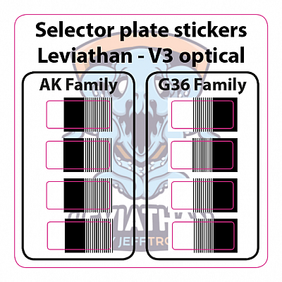 Selector Plate Stickers for Leviathan - V2&V3 Optical