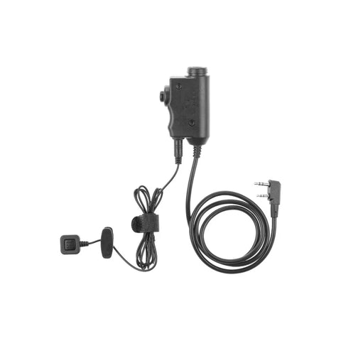 Câble PTT militaire M52 (Push-To-Talk) avec télécommande filaire M50 