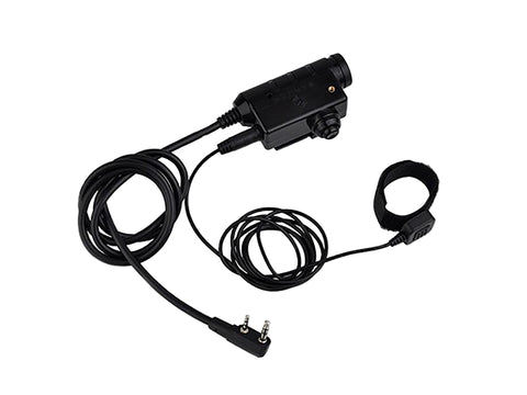Câble PTT militaire M52 (Push-To-Talk) avec télécommande filaire M50 