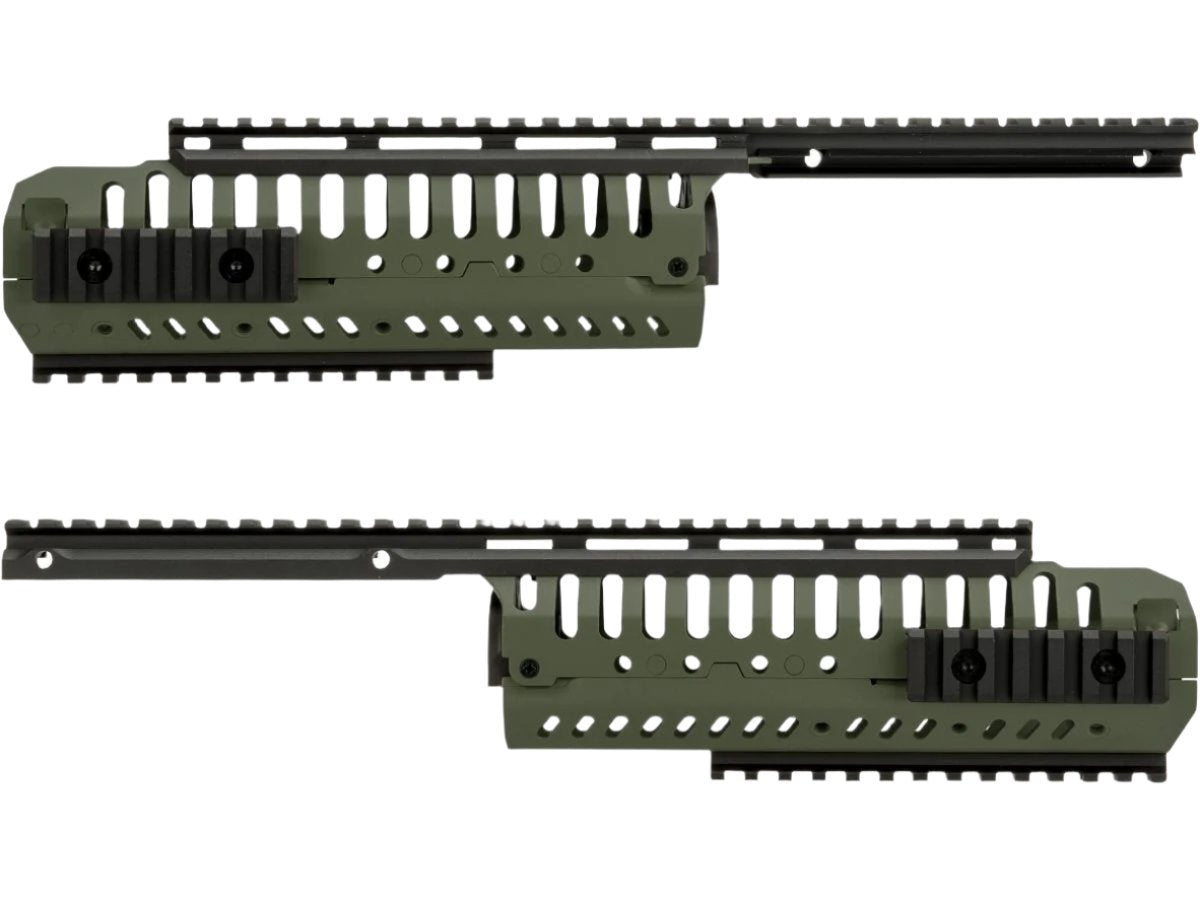 M4 Adapter Rails SECOND LIFE - SELECTIVE RAILS SYSTEM FOR M4 SERIES (COLOR: OD GREEN ...