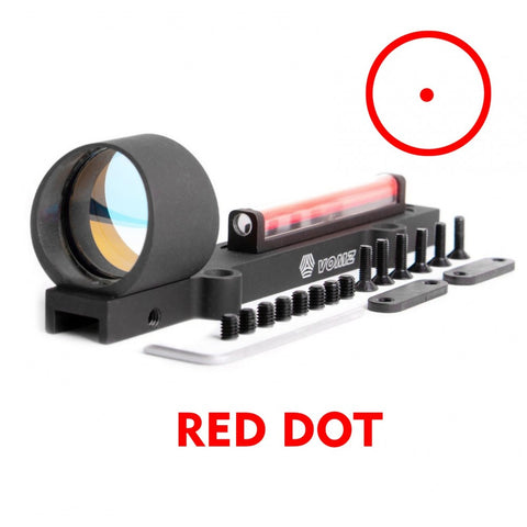 1x28 RED FIBER OPTIC SIGHT