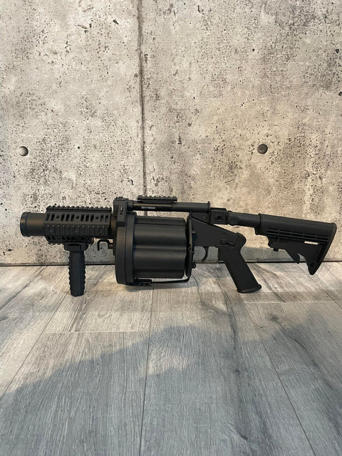 SECOND LIFE - MGL Full Size Airsoft Revolver Grenade Launcher