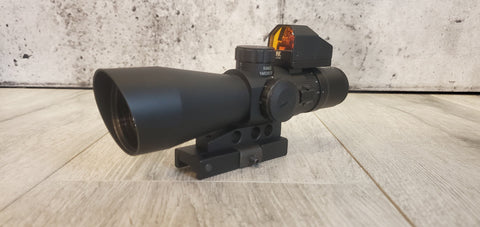 SECOND LIFE - NCSTAR SCOPE 9x42mm w/ RED DOT