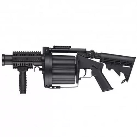 SECOND LIFE - MGL Full Size Airsoft Revolver Grenade Launcher