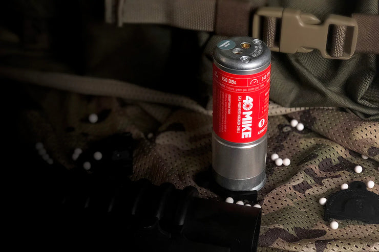 40 MIKE ガス駆動マグナムシェル 150BB 40 MIKE GAS MAGNUM GRENADE SHELL – Tact Gearz Airsoft Inc.