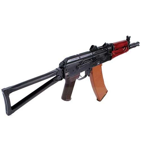 AK-74U A104 Gen. 2 Full Metal AEG Rifle w/ Real Wood Handguard & Steel Folding Stock