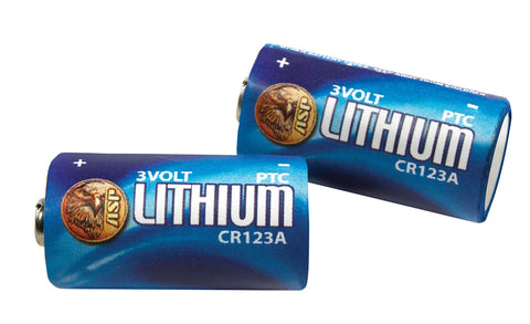 CR123A LITHIUM BATTERIES - PACK OF 2