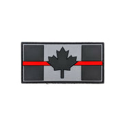 Canadian Thin Red Line - 1.5" x 3"