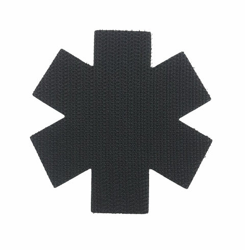 EMS Star of Life - Dual Snake - Black & Tan - 2.875"x 2.875"