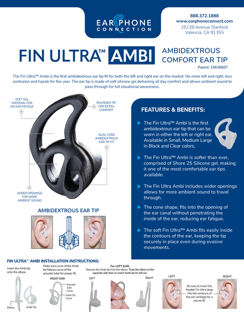 Fin Ultra Ambi 3-Pack – Clear