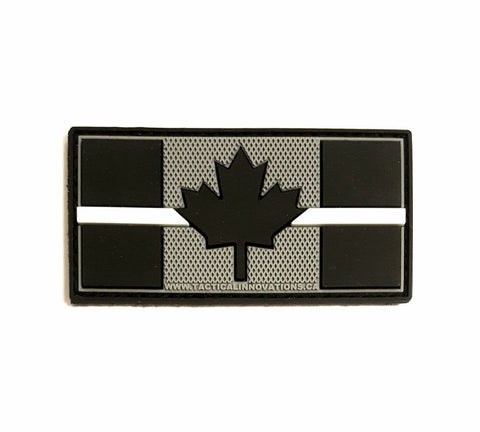 Canadian Thin White Line - 1.5"x3"