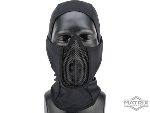 Shadow Fighter Hood Headgear w/ Mesh Mouth Protector