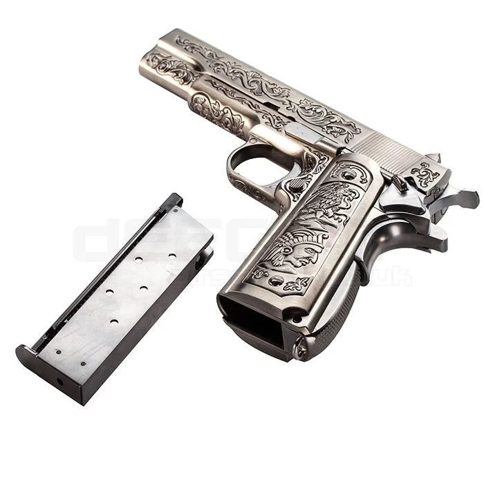 No.1108  べっ甲調フラワー 1911 CHROME CLASSIC FLORAL PATTERN – Tact Gearz Airsoft Inc.